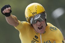 Zmagovalec Toura bo Wiggins, Brajkovič ostaja deveti