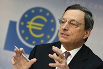 Draghi poskrbel za optimizem, pa tudi za previdnost