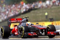 Hamiltonu "pole position" na VN Madžarske