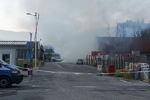 Požar v skladišču tovarne Liko v Borovnici naj bi bil podtaknjen