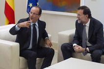 Hollande in Rajoy prepričana v obstoj Grčije v območju evra