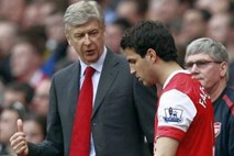 Fabregas: Izjemni Wenger bo Arsenal spet popeljal na zmagovito pot
