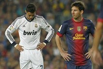 Poslastica na Nou Campu brez zmagovalca; izjemna Messi in Ronaldo sta zadela po dvakrat