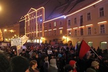 Protest v Ljubljani tokrat v mirnem vzdušju