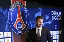 David Beckham tudi uradno v PSG; plačo bo podaril v dobrodelne namene