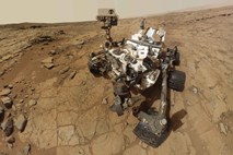 Curiosity na Marsu začel analizirati vzorce skale