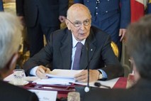 Napolitano italijanske stranke poziva k veliki koaliciji
