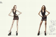 Foto: Modna agencija v boj proti anoreksiji z modnimi skicami naravnih velikosti