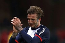 Sinoči se je David Beckham v solzah poslovil od profesionalnega nogometa (foto in video)