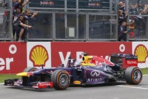 Vettel s suvereno zmago v Spaju še povečal prednost; konec točkovnega niza Räikkönena