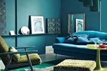 Novi trendi barv za interjer: v ospredju modra in zelena