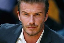 Tudi David Beckham med bedaki in konji