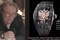 Depardieu s kolekcijo prestižnih ur “Ponosen, da sem Rus”