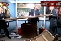 Jordanska novinarja med prepirom o Siriji zlomila mizo v studiu (video dneva)
