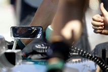 Rosbergu kvalifikacije, nesreča Hamiltona