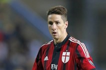 Torres zadel že na drugi tekmi v dresu Milana, a bi gol raje menjal za zmago