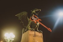 Ljubljana odeta v kitare in rock (video)
