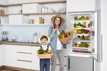 V sodobnih hladilnikih je shranjevanje živil preprosto in učinkovito  