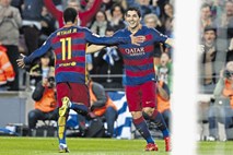 Odkar ni Messija, za Barcelono zadevata le Neymar in Suarez; Real izgubil v Sevilli