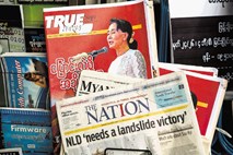 Dokončnih rezultatov mjanmarskih volitev še ni, a opozicija že slavi prepričljivo zmago