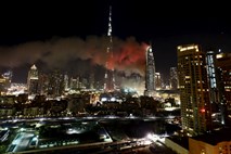 Požar v prestižnem dubajskem hotelu