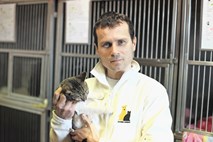 Ljubljanske face: Marko Oman, veterinar in vodja zavetišča za zapuščene živali
