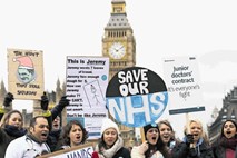 Britanci s strahom pričakujejo dvodnevno stavko zdravnikov