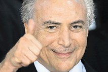 Začasni brazilski predsednik Michel Temer  poziva  k enotnosti