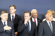 Hladna večerja Camerona z drugimi evropskimi voditelji