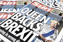 Trditev, da je  kraljica podprla brexit, je neumnost