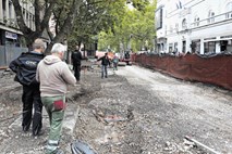 Ljubljanska občina in Vodovod-Kanalizacija bosta Šubičevo ulico prenavljala v dveh delih