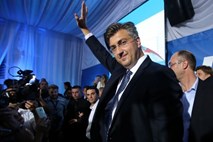 Zmagovalka hrvaških volitev HDZ uspešno čez prvo oviro