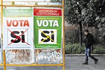 Italijani v nedeljo hkrati odločajo o ustavni reformi in o Renzijevi vladi