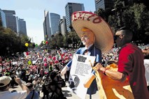 Mehičani na nogah zaradi predsednika severne sosede