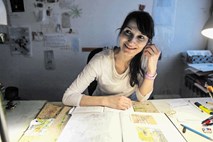 Maja Kastelic, ilustratorka in slikarka: V razkošju časa se posoda polni