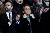 Sarkozy je ob golu Cavanija vzklikal Hala Madrid