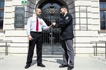 Sodno palačo na ljubljanski Tavčarjevi poslej varujejo pravosodni policisti