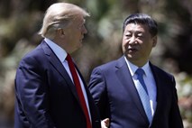 Xi poziva Trumpa k mirnemu reševanju napetosti zaradi severnokorejskega jedrskega programa