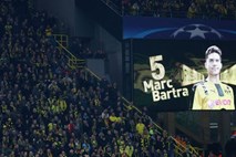 Dortmundov Marc Bartra mora počivati štiri tedne