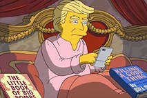Mračnih sto dni predsednikovanja Trumpa v slogu Simpsonovih