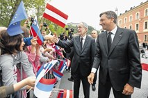 Avstrijski predsednik Van der Bellen na obisku v Sloveniji: Gospodarsko sodelovanje preglasi vse politične sence