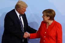 G20: Trump se veseli srečanja s Putinom, z Merklovo sta se že rokovala