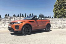 Range rover evoque kabriolet: Magija, obarvana oranžno