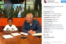 Shane Kluivert pri devetih letih že podpisal sponzorsko pogodbo