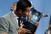 Ronaldo že tretjič najboljši nogometaš leta v Evropi: »Blagoslovljen sem«