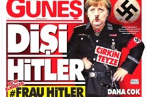 Turški časnik Merklovo označil za »Hitlerjeve ostanke«