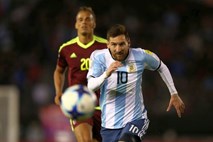 Messi z Argentino zaenkrat še brez mundiala