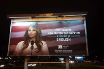 Na plakatu Melanie v Zagrebu: Predstavljajte si, kako daleč lahko pridete z malo angleščine