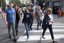 Srbska premierka na paradi ponosa v Beogradu