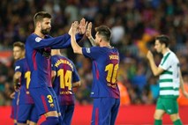 Messi s štirimi goli potopil Eibar